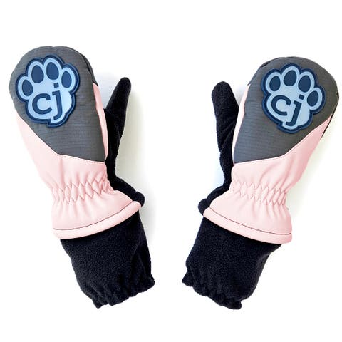 Magic Mittens Light Pink & Hot Pink Waterproof Toddler Winter Mitten