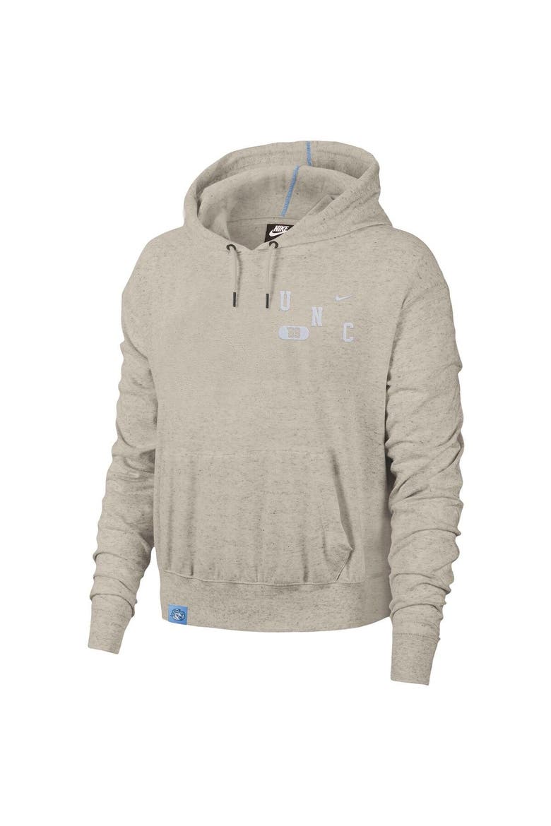Women's Nike Cream North Carolina Tar Heels Vintage Pullover Hoodie, Alternate, color, Cream