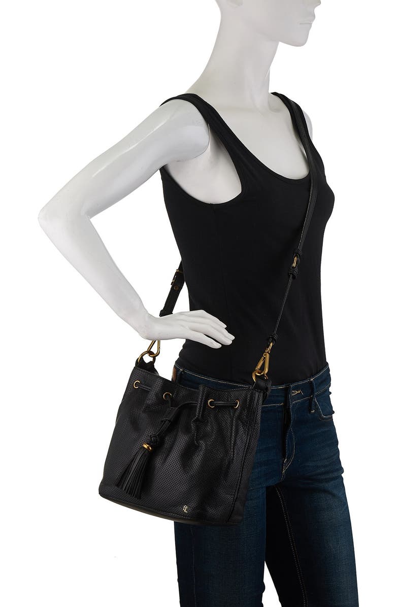 Elliott Lucca 'Gigi Bon Bon' Leather Bucket Bag, Alternate, color,