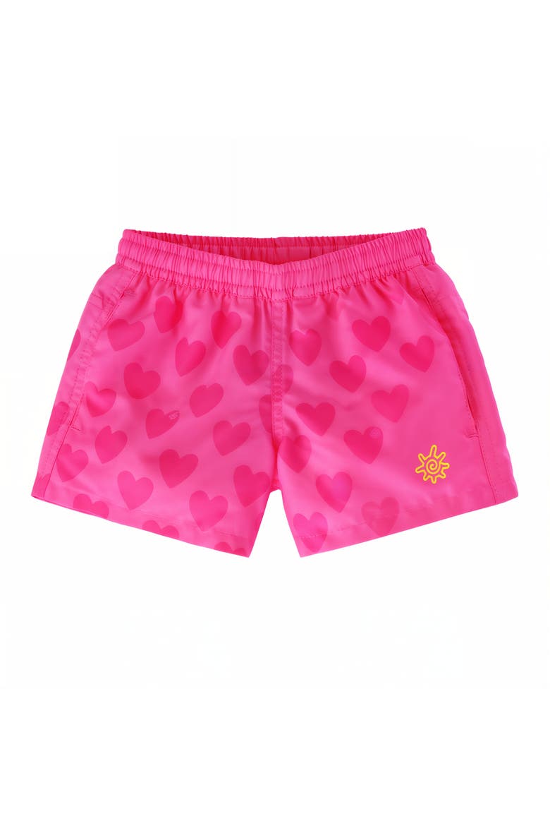 Magic Beach Shorts, Alternate, color, Magic Hearts