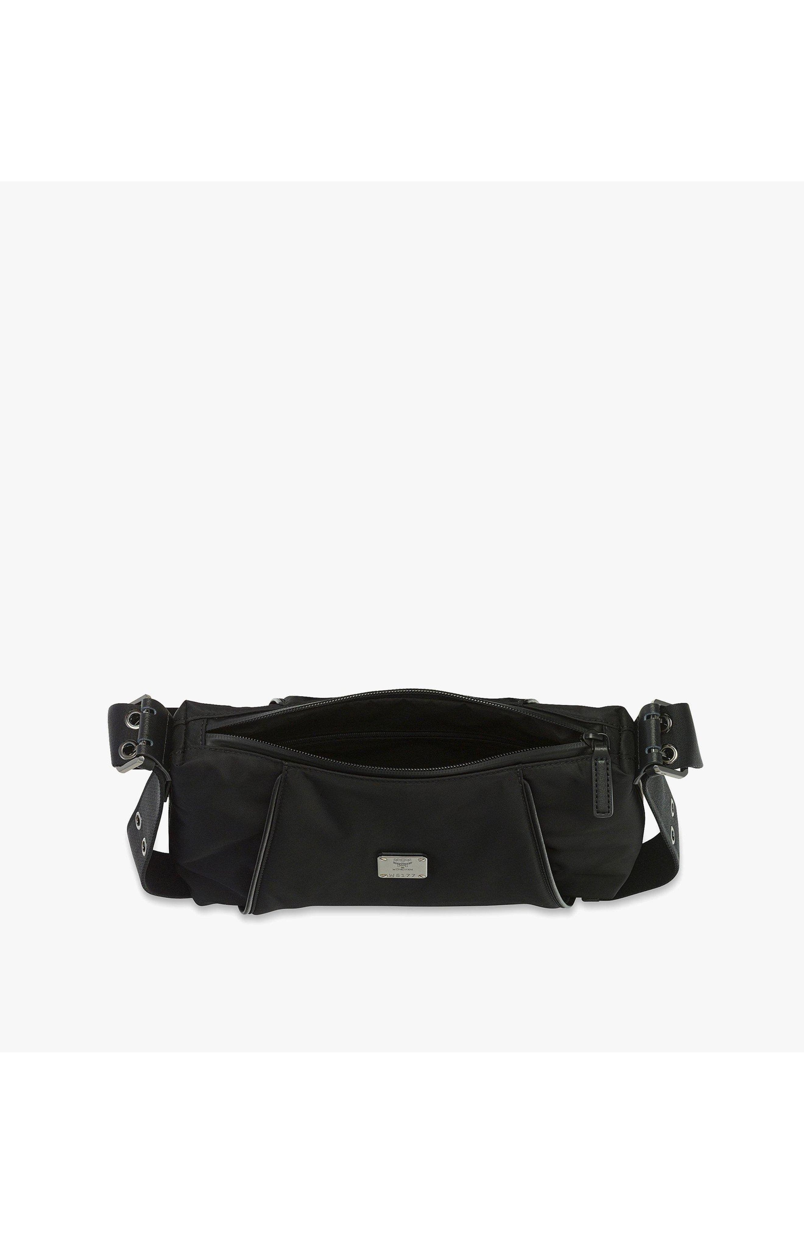 Small Aren Nova Crossbody in Monogram ECONYL®, Alternate, color, Black
