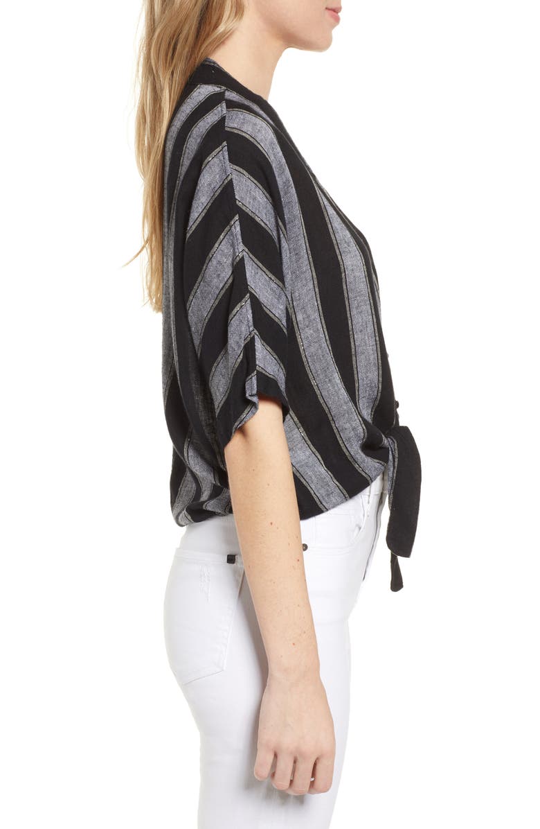 Rails Thea Tie Hem Shirt, Alternate, color, 