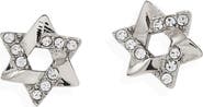 Alex and Ani Star Of David Mini Stud Earrings