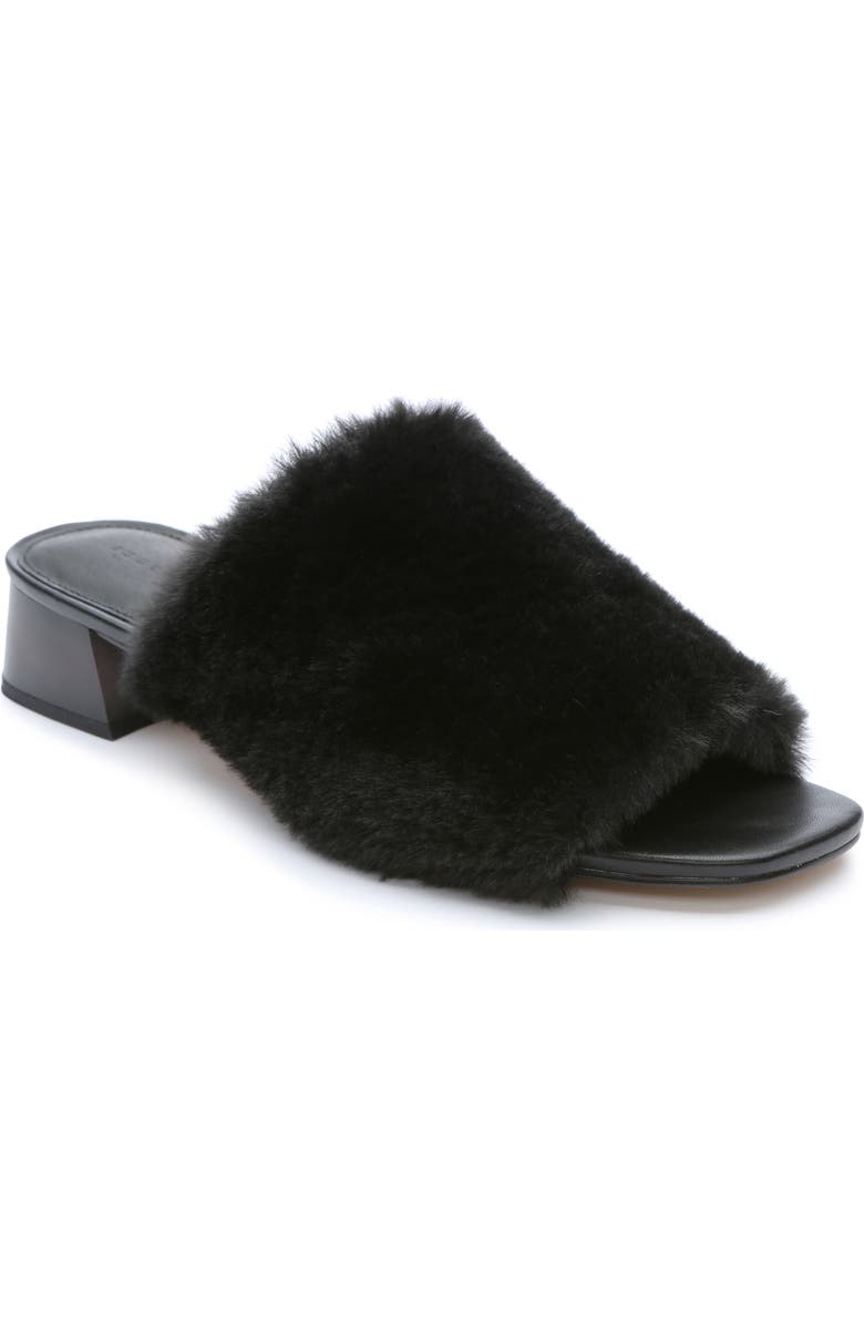 Sanctuary Rascal Faux Fur Sandal, Main, color,