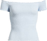 BP. Off the Shoulder Smocked Top