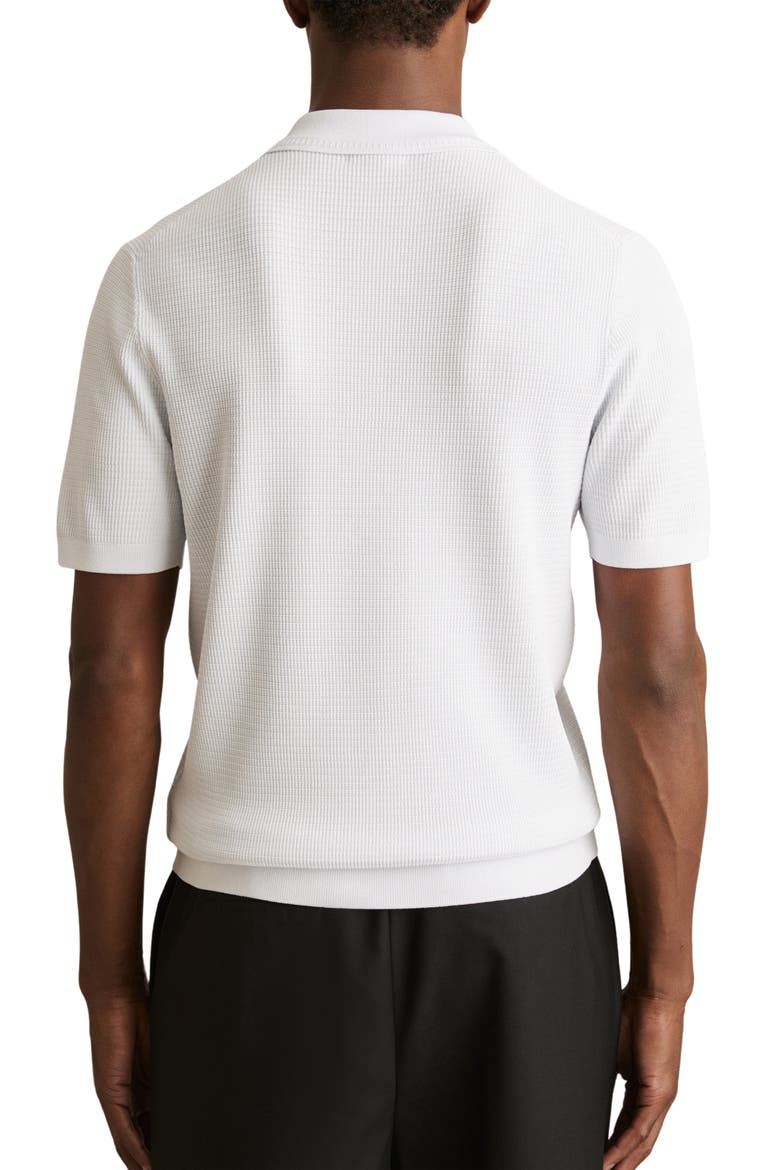 Regis Quarter Zip Polo, Alternate, color, WHITE