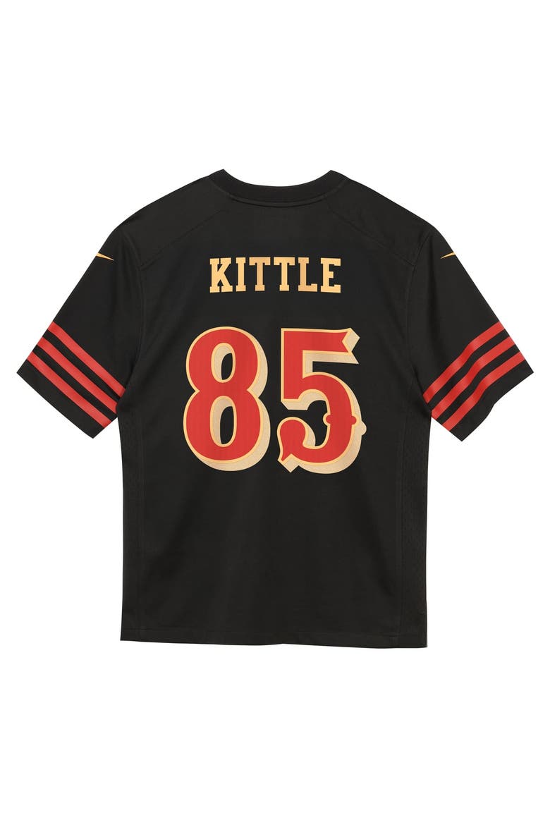 Toddler Nike George Kittle Black San Francisco 49ers 2025 Rivalries Collection Game Jersey, Alternate, color, Black