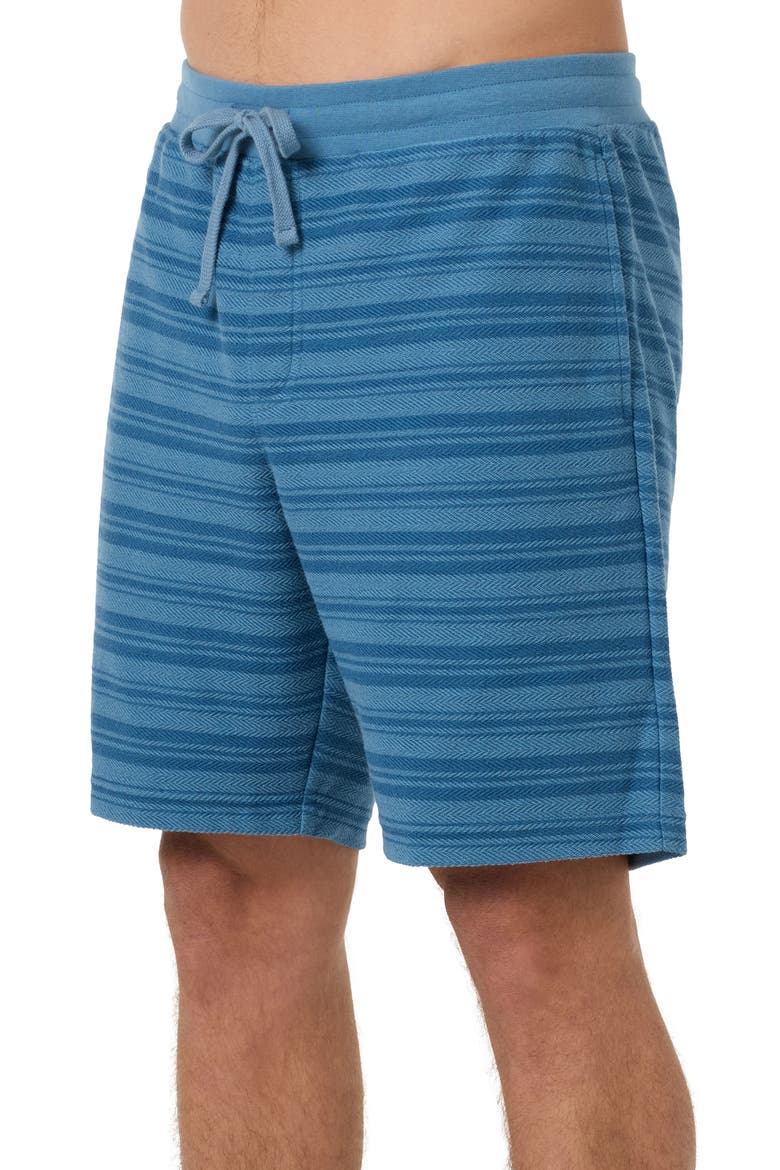 Country Club Stripe Shorts, Alternate, color, CAPTAINS BLUE