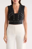 Longchamp Studded Crop Tank