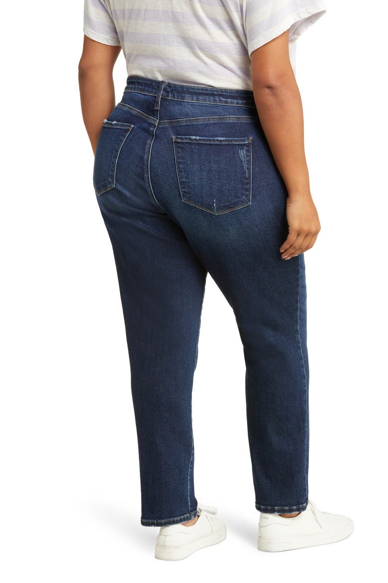 Reese Fab Ab High Waist Ankle Slim Straight Leg Jeans, Alternate, color, ENCHANTMENT W/D