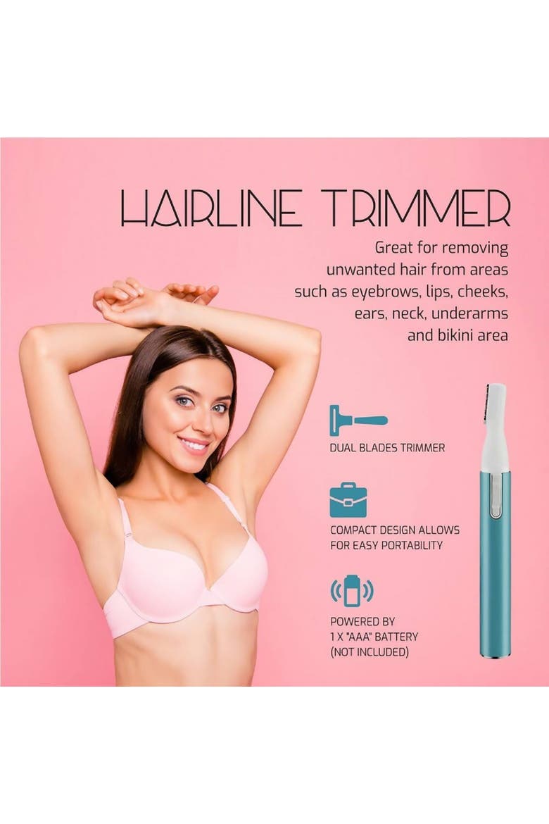 Multi-Purpose Hair Trimmer, Alternate, color, Turquoise