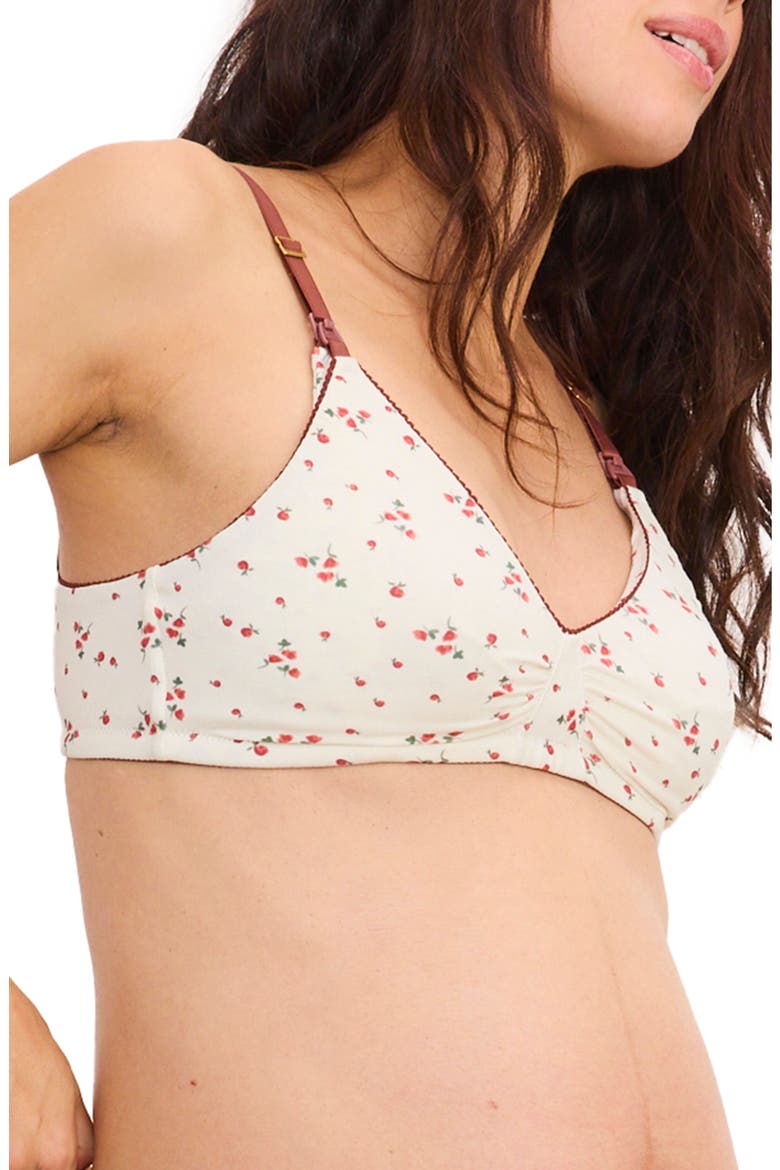 The Everyday Nursing Bra, Alternate, color, Watercolor Rosette
