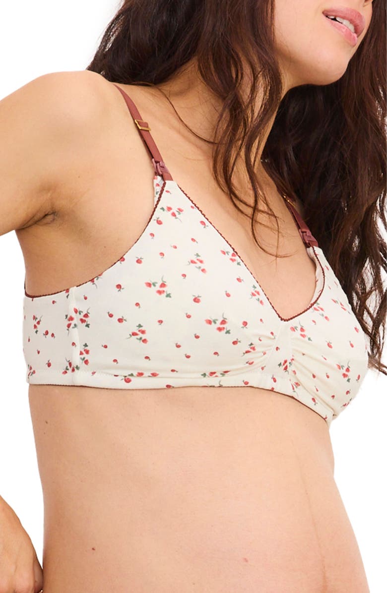 HATCH Collection The Everyday Nursing Bra, Alternate, color, Watercolor Rosette