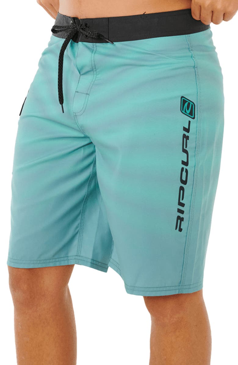Rip Curl Shock Wave Board Shorts, Alternate, color, Faded Denim