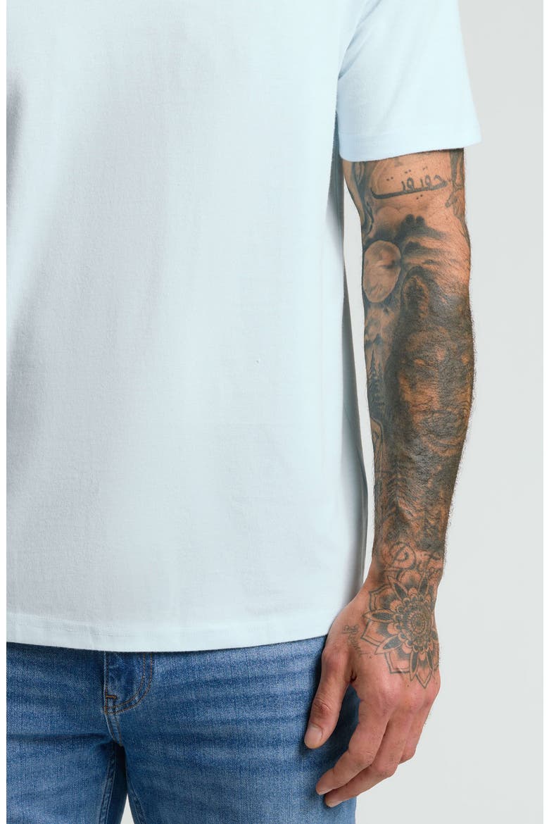 Short Sleeve V-Neck T-Shirt, Alternate, color, ICICLE