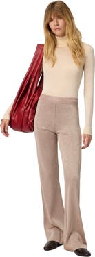 Missoni Straight Long Pants In Lamé
