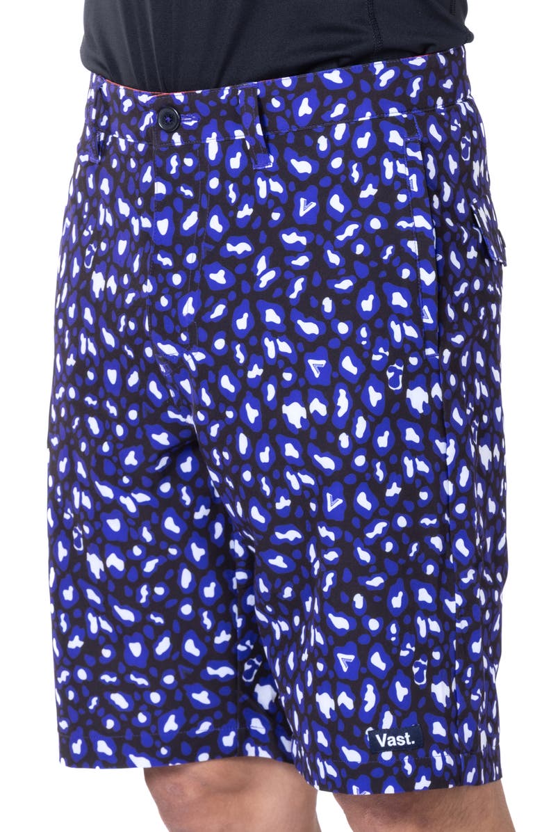 VAST Leopard Print Walk II Shorts, Alternate, color, 