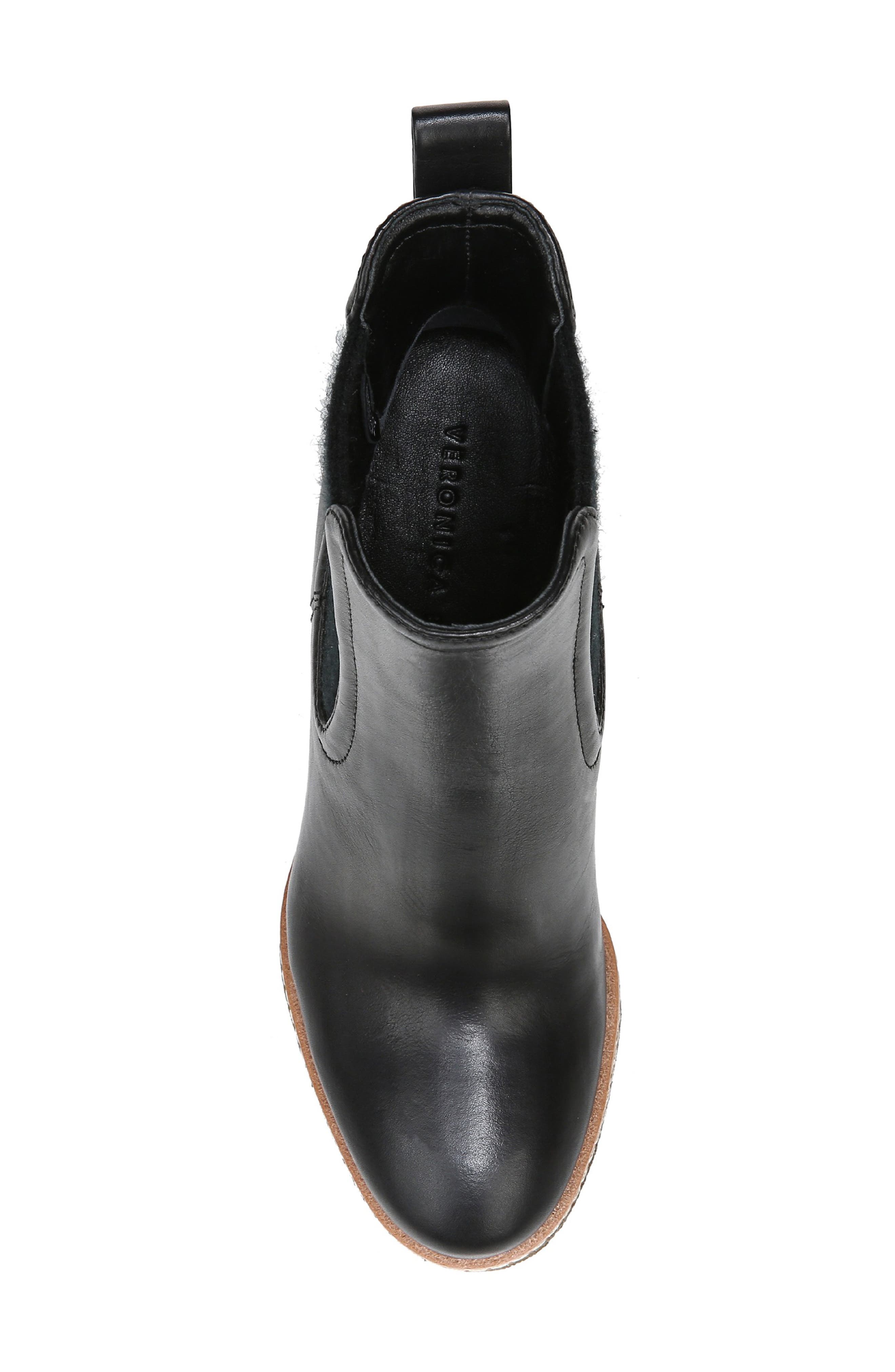 Aari Waterproof Wedge Chelsea Boot, Alternate, color, BLACK