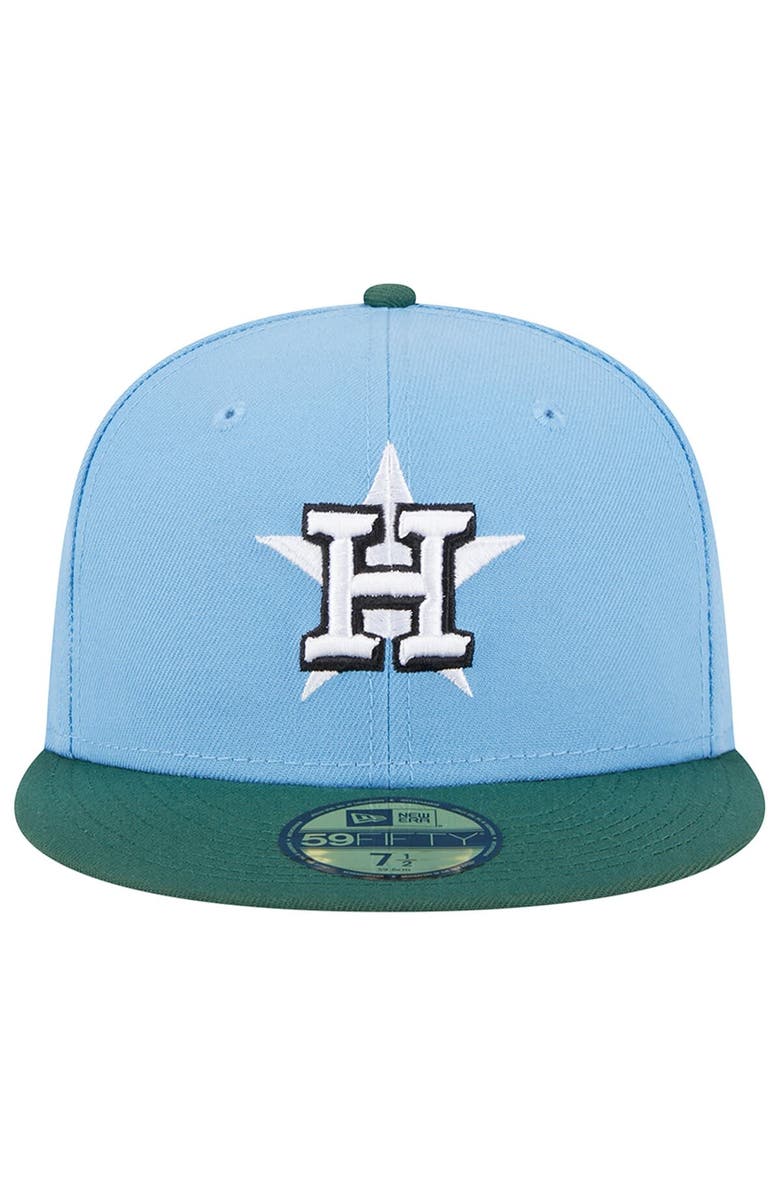New Era Men's New Era  Sky Blue/Cilantro Houston Astros 2017 World Series 59FIFTY Fitted Hat, Alternate, color, 