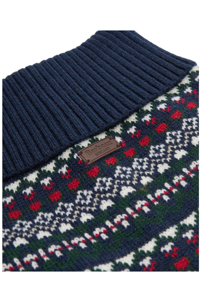 Marlow Fair Isle Dog Sweater, Alternate, color, NAVY FESTIVE
