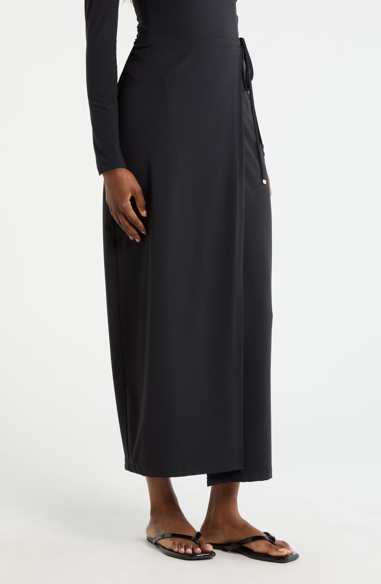 MPG Cloud Fit Wrap Skirt, Alternate, color, Black