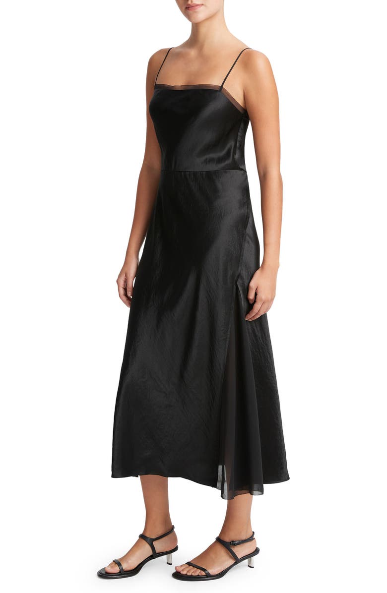 Vince Mixed Media Slipdress, Alternate, color, 