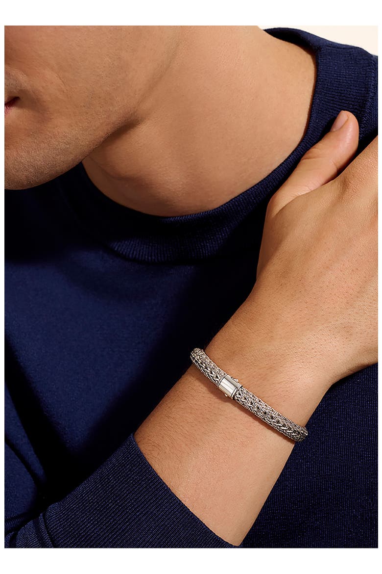Icon Reversible Bracelet, 7.5mm, Alternate, color, SILVER AND GOLD