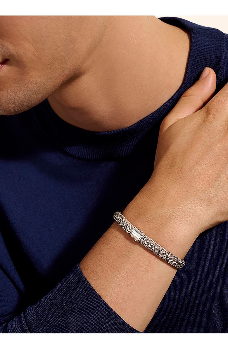 John Hardy Icon Reversible Bracelet, 7.5mm, Alternate, color, Silver And Gold