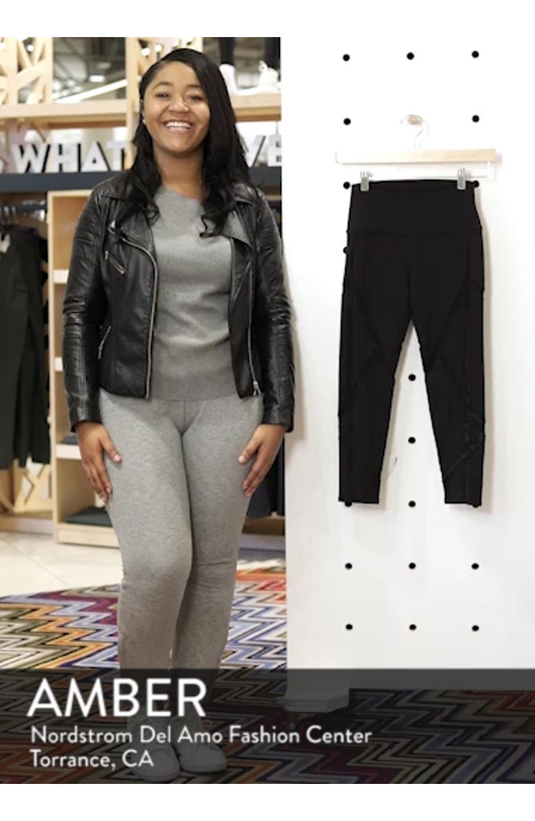 Laced High Waist Capri Leggings, sales video thumbnail