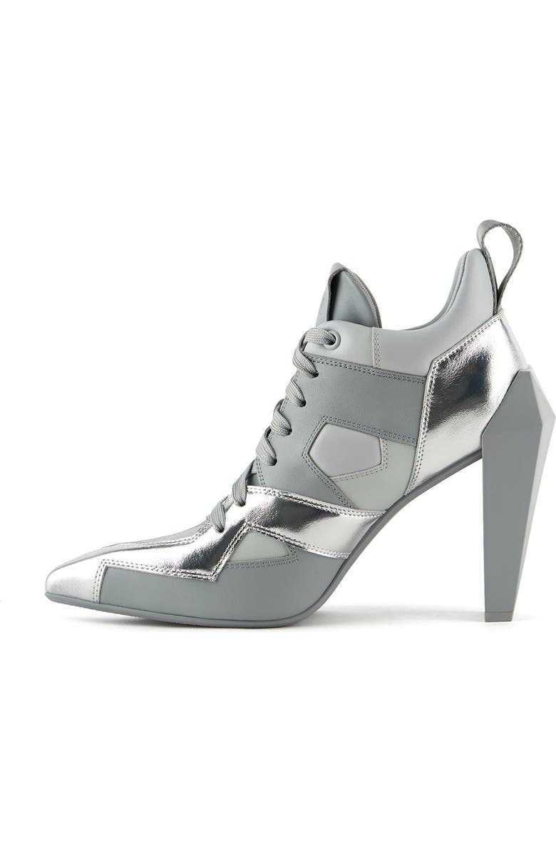 United Nude Gem Sneaker Hi, Alternate, color, Irony