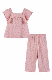 Andy & Evan Kids' Ruffle Top & Pants Set