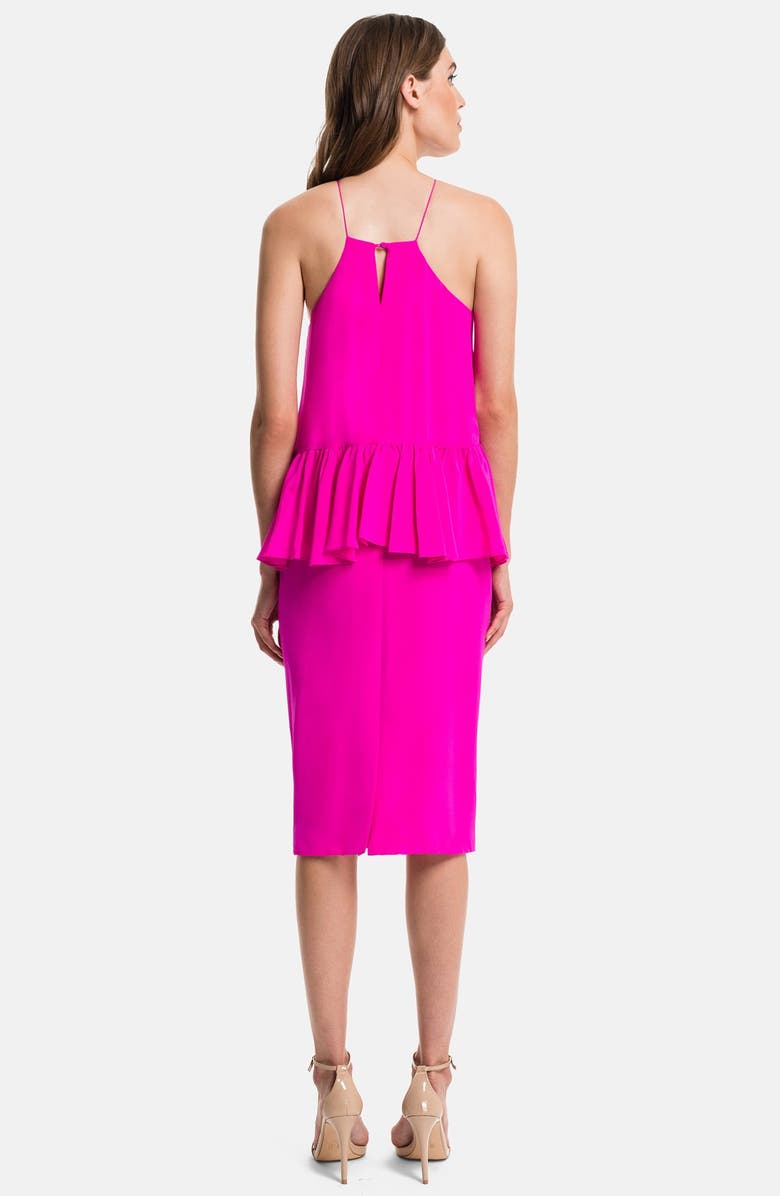 1.STATE Ruffled Midi Dress, Alternate, color, 