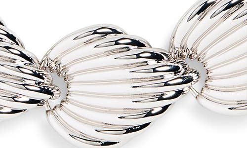 Julietta X Cassetto Jc2 Rhodium Plate Collar Necklace In Silver