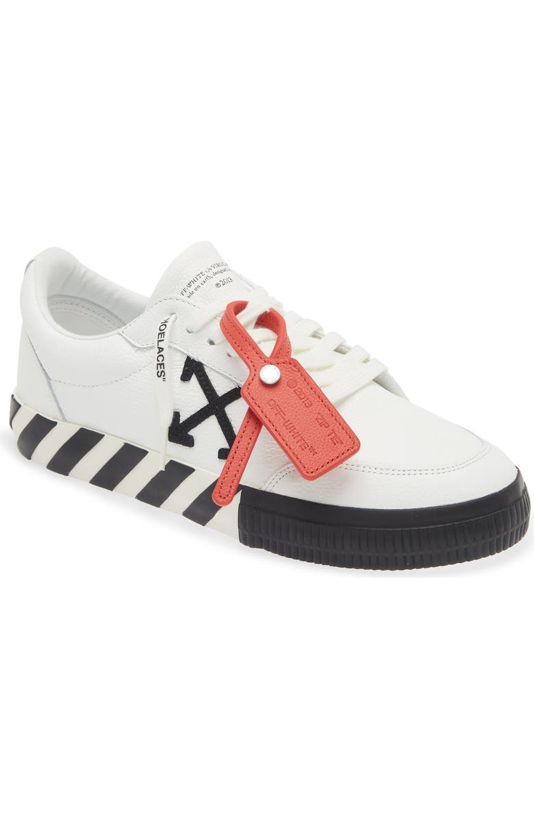 Off-White Vulcanized Low Top Sneaker, Main, color,