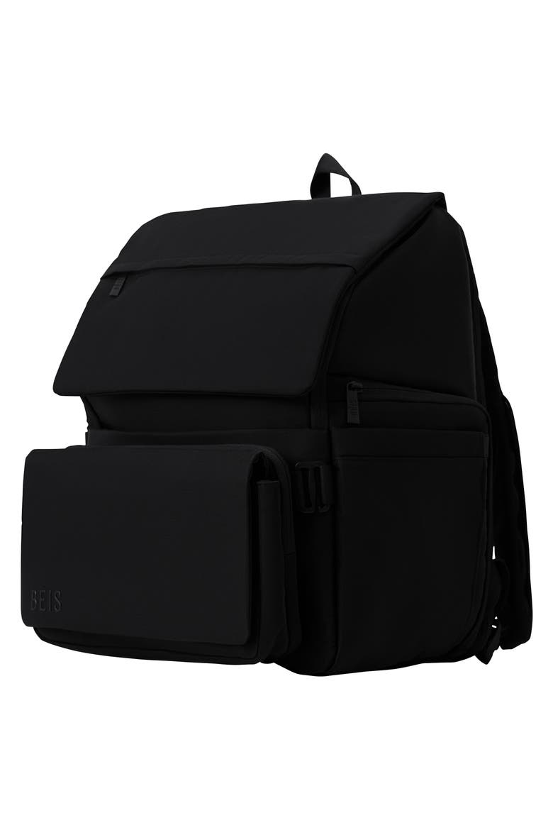 The Ultimate Diaper Backpack, Alternate, color, BLACK