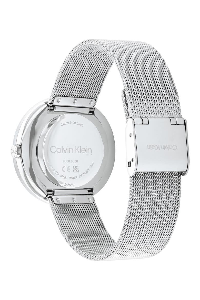 Mesh Strap Watch, 34mm, Alternate, color, BLUSH