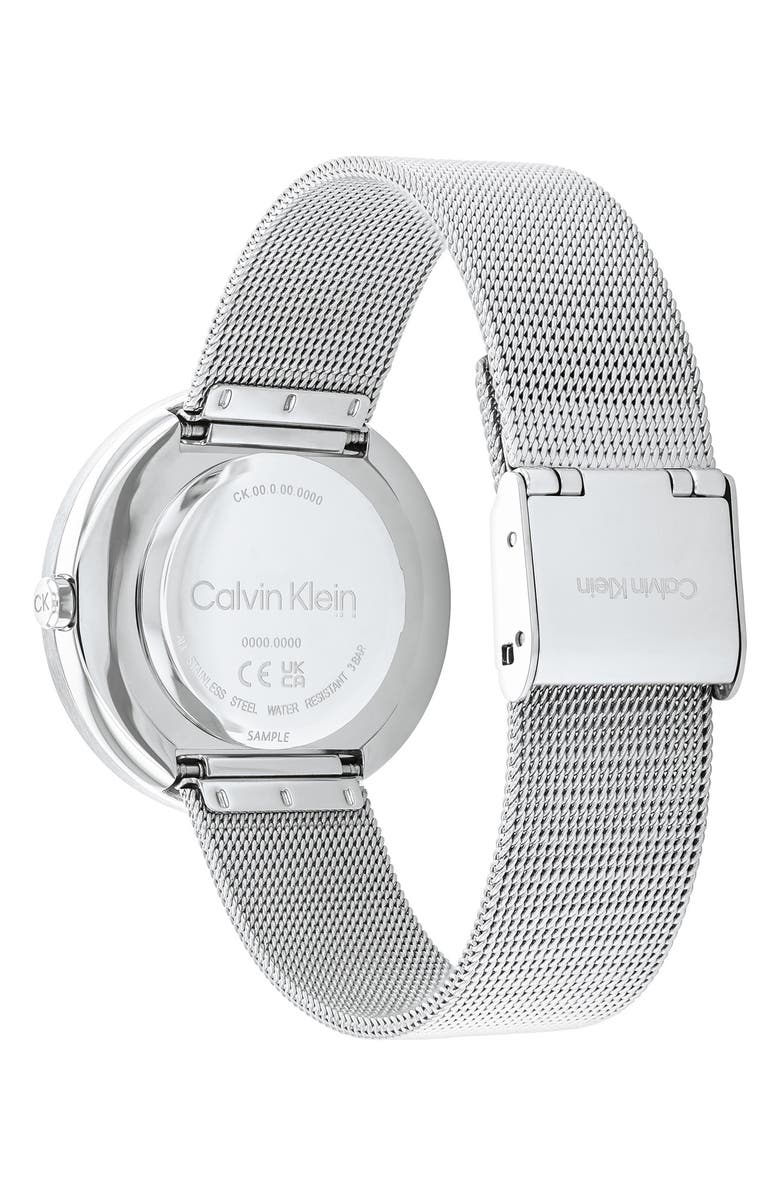 Calvin Klein Mesh Strap Watch, 34mm, Alternate, color, 