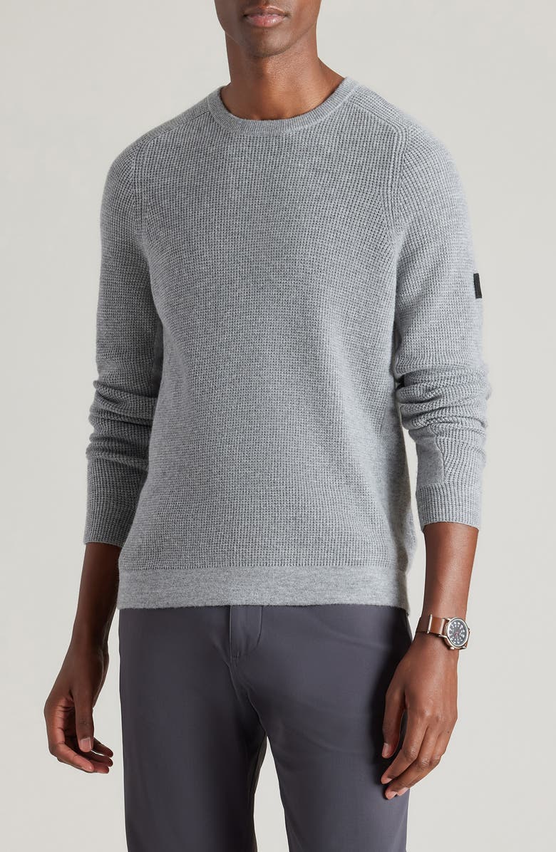 Rhone Walden Waffle Wool & Cashmere Sweater, Main, color,