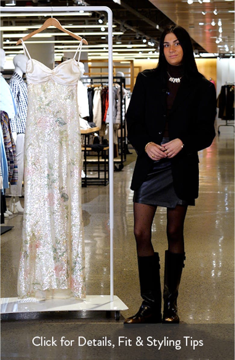 Strapless Sequin Dress, sales video thumbnail