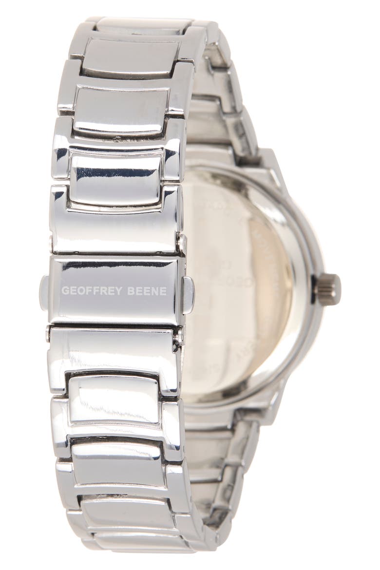 Men's Modern Diamond Bracelet Watch, 41mm - 0.001 ctw, Alternate, color, GUNMETAL