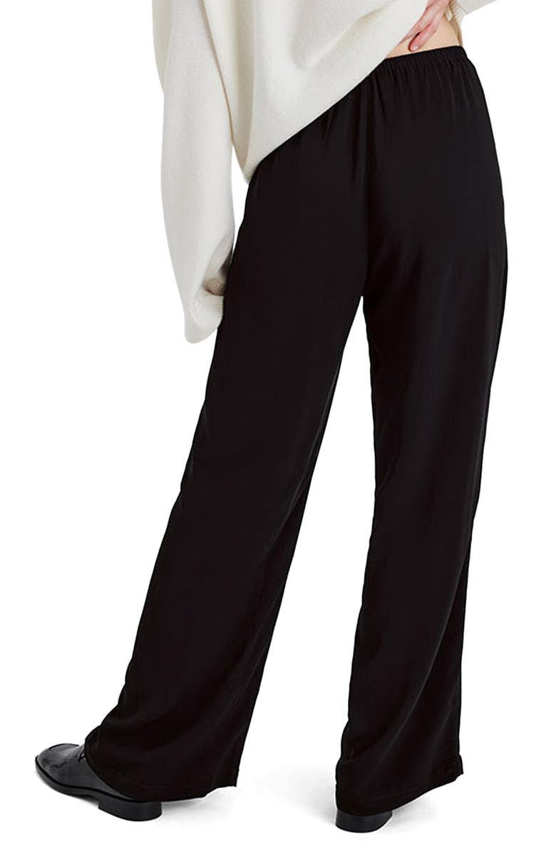 Solid & Striped Monaco Wide Leg Pants, Alternate, color, Noir
