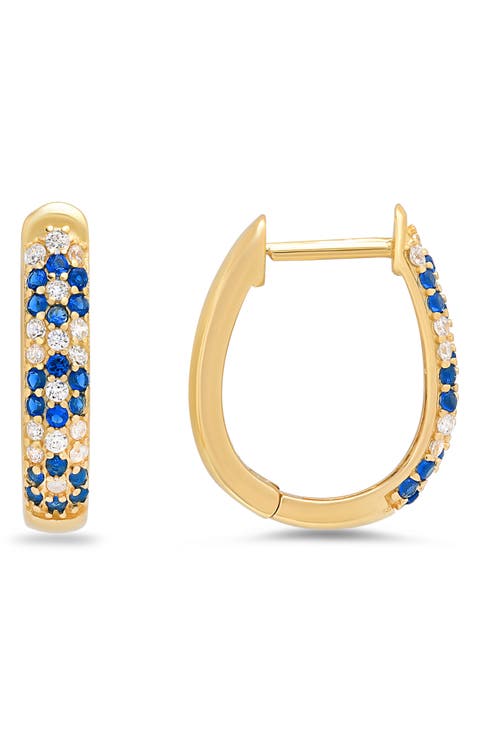 Petite Floral Hoop Earrings