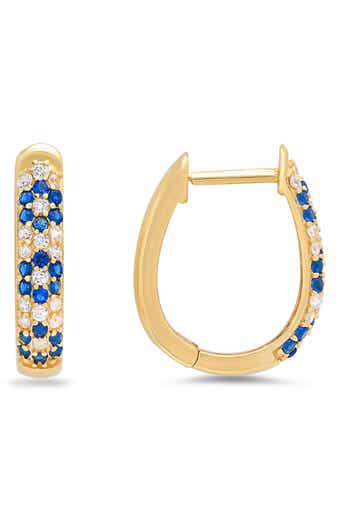 Petite Floral Hoop Earrings