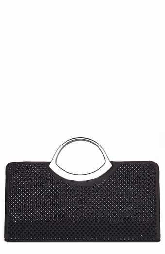 LADY COUTURE Tango Rhinestone Satin Clutch