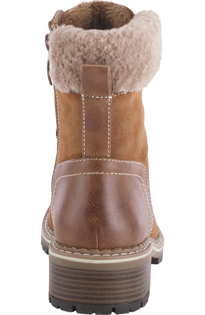 Patrizia by Spring Step Jordyn Faux Fur Lined Lug Sole Boot, Alternate, color, Camel