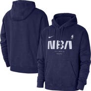 Nike Men's Nike Blue NBA All World Hoops Club Washed Pullover Hoodie
