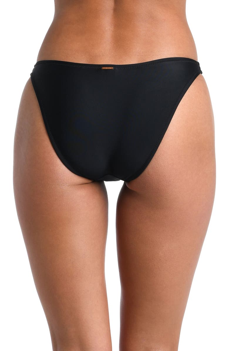 L'AGENCE Jean Bikini Bottoms, Alternate, color, Black