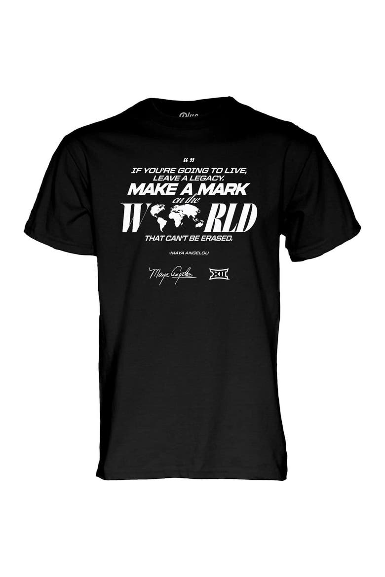 Unisex Blue 84 Black Big 12 Make a Mark 2025 Shooting T-Shirt, Alternate, color, Black