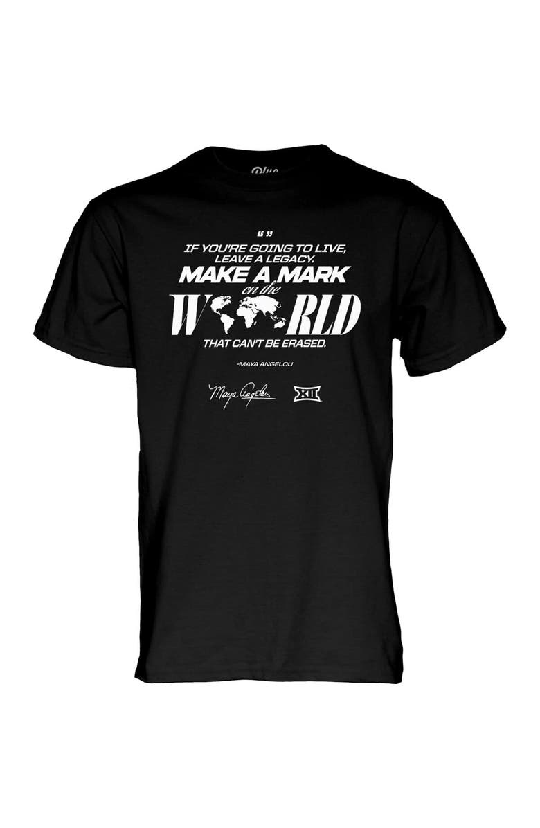BLUE 84 Unisex Blue 84 Black Big 12 Make a Mark 2025 Shooting T-Shirt, Alternate, color, Black