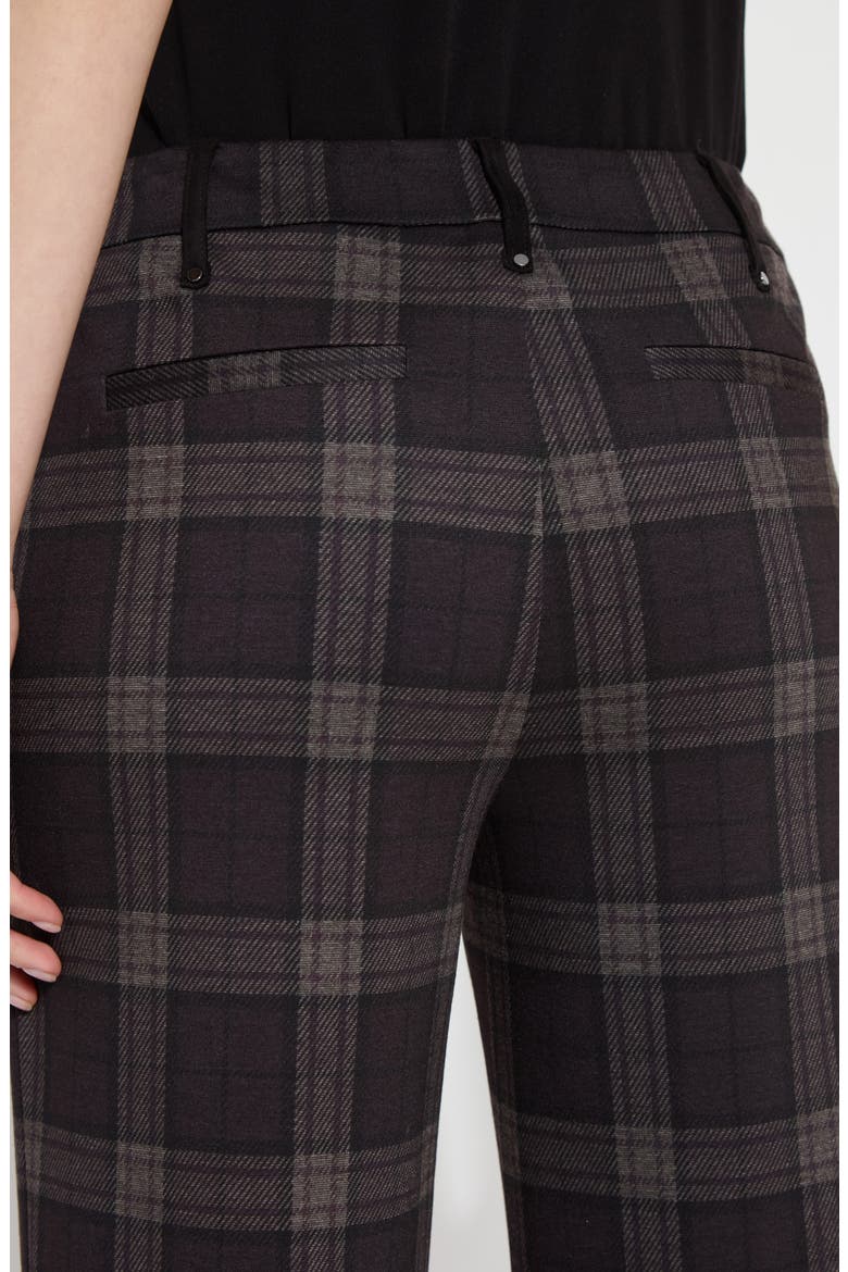Livia Jacquard Crop Wide Leg Ponte Pants, Alternate, color, CHICAGO PLAID